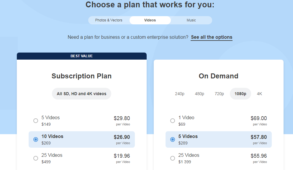 video price